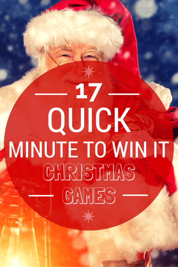 ... Quick “Minute To Win It" Christmas Games for your Christmas events