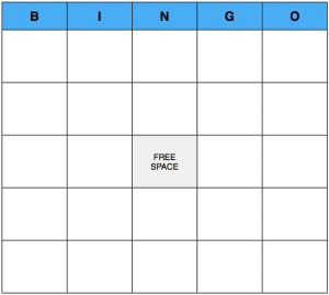 BINGO: A Game That Can Be Played At Any Christian Event