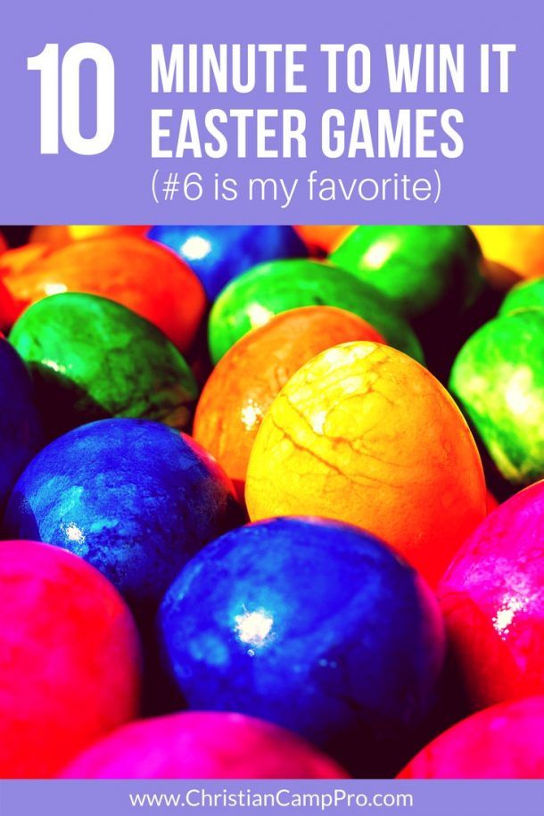 10 Quick Minute To Win It Easter Games &#8211; #6 Is Genius!