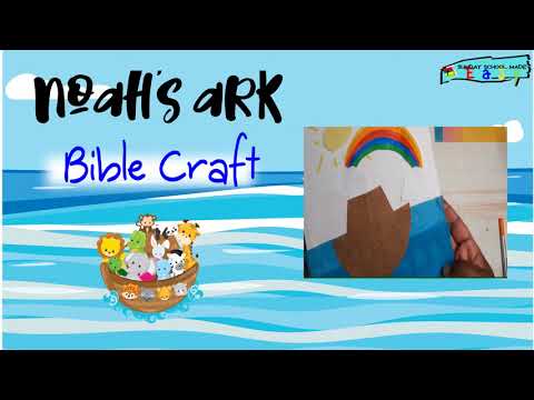 Noah&#039;s ark craft | Sunday school crafts | bible crafts