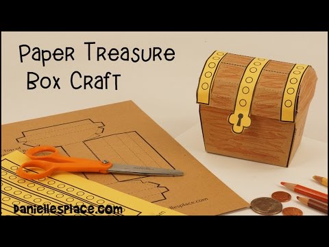 Paper Treasure Box Craft - View it and Do it Craft