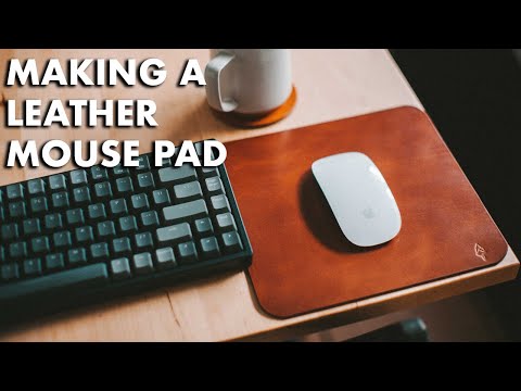 Making a Leather Mouse Pad