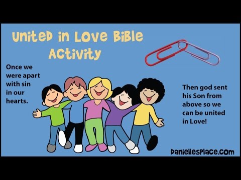 United in Love Paper Clip Bible Activity - View it and Do it Craft #12