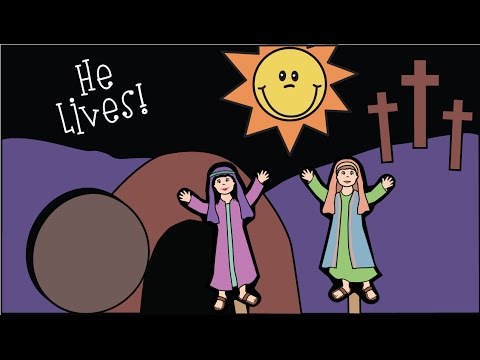 The Resurrection Story using Stick Puppets - View it and Do it Craft! #6