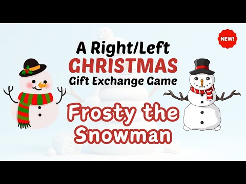 NEW - Frosty the Snowman Gift Exchange Christmas Game