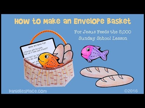 Bible Craft - Envelope Basket Craft - View it and Do it Craft! #3