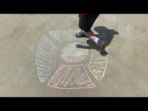 Sidewalk Chalk Simon Game