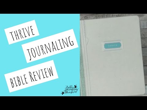 Thrive Bible Journaling Review - The Pros and Cons of the Thrive Bible Journal