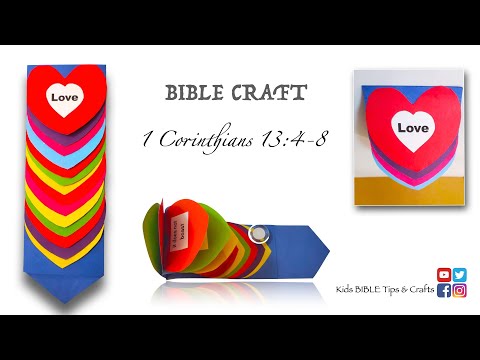 Bible Craft | 1 Corinthians 13:4-8 | Love is Kind|❤️| Sunday school Craft Ideas | I கொரிந்தியர்13:4