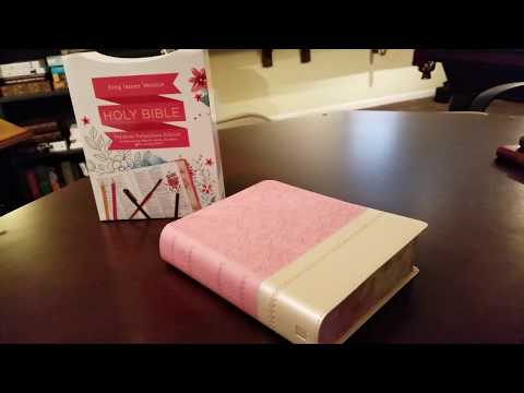 Barbour Publishing Personal Reflections KJV Bible in Rosegold Bloom Synthetic Cover - Review