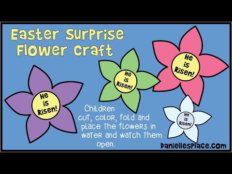 Easter Surprise Flower Craft - View it and Do it Craft! #5