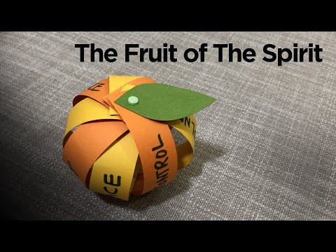 The Fruit of The Spirit | Sunday school Crafts