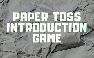 Paper Toss Introduction Game