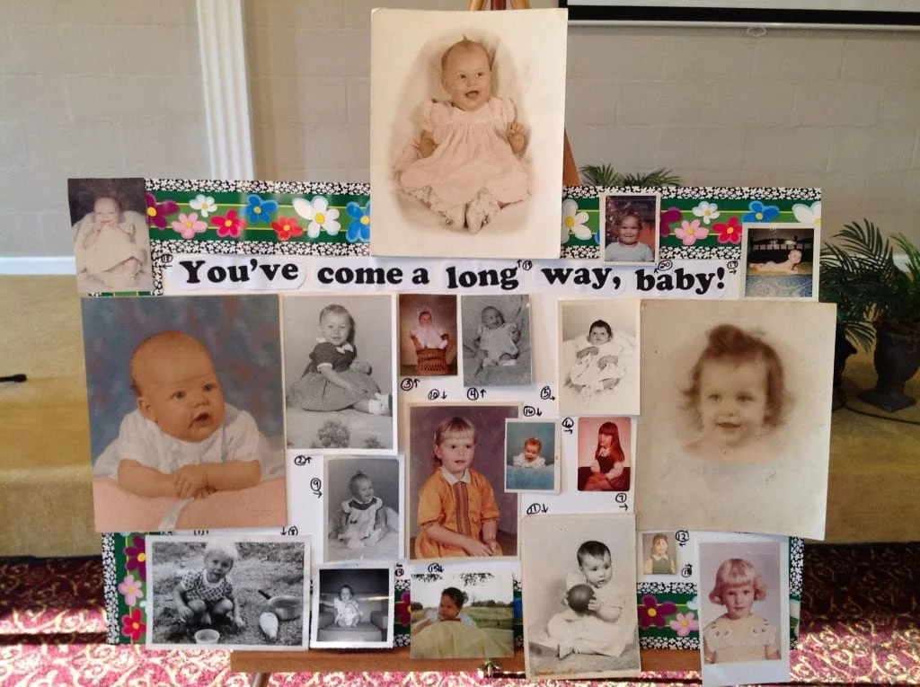 Baby picture outlet guessing game template