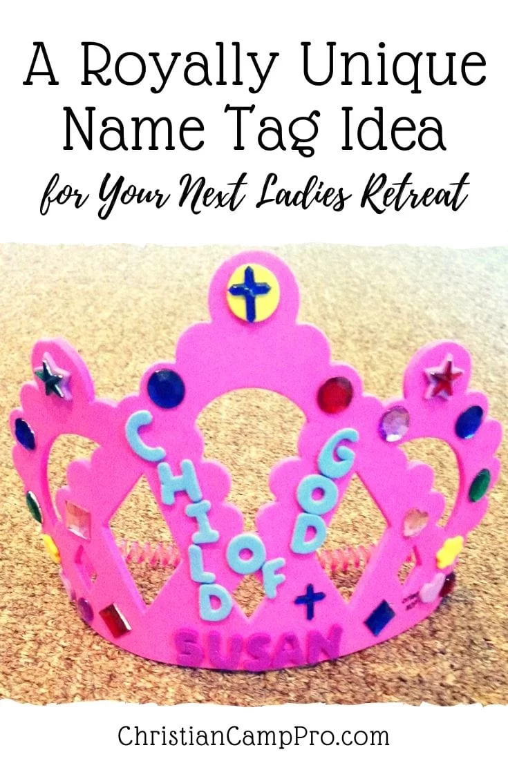 Royal crown Name Tag Idea