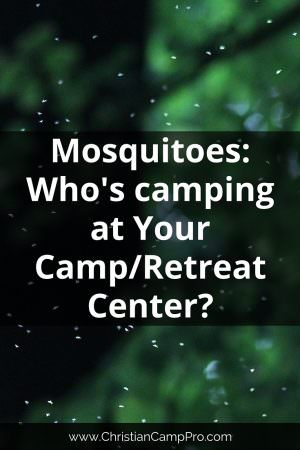 Mosquitoes - Whos camping at Your Retreat Center