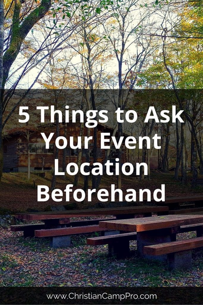 5 Things to Ask Your Event Location Beforehand