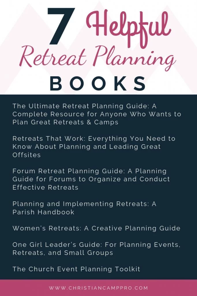 helpful retreat planning books