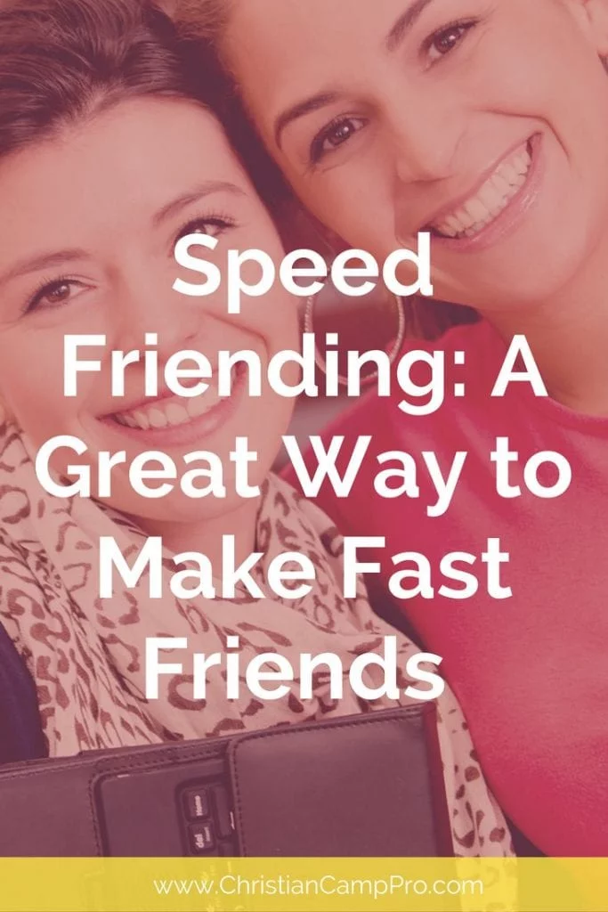 speed friending icebreaker