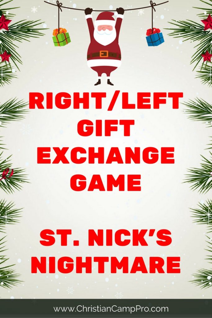 Left/Right Gift Game - Saint Nick's Nightmare - Christian Camp Pro