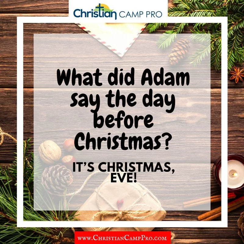 adam and even christmas joke