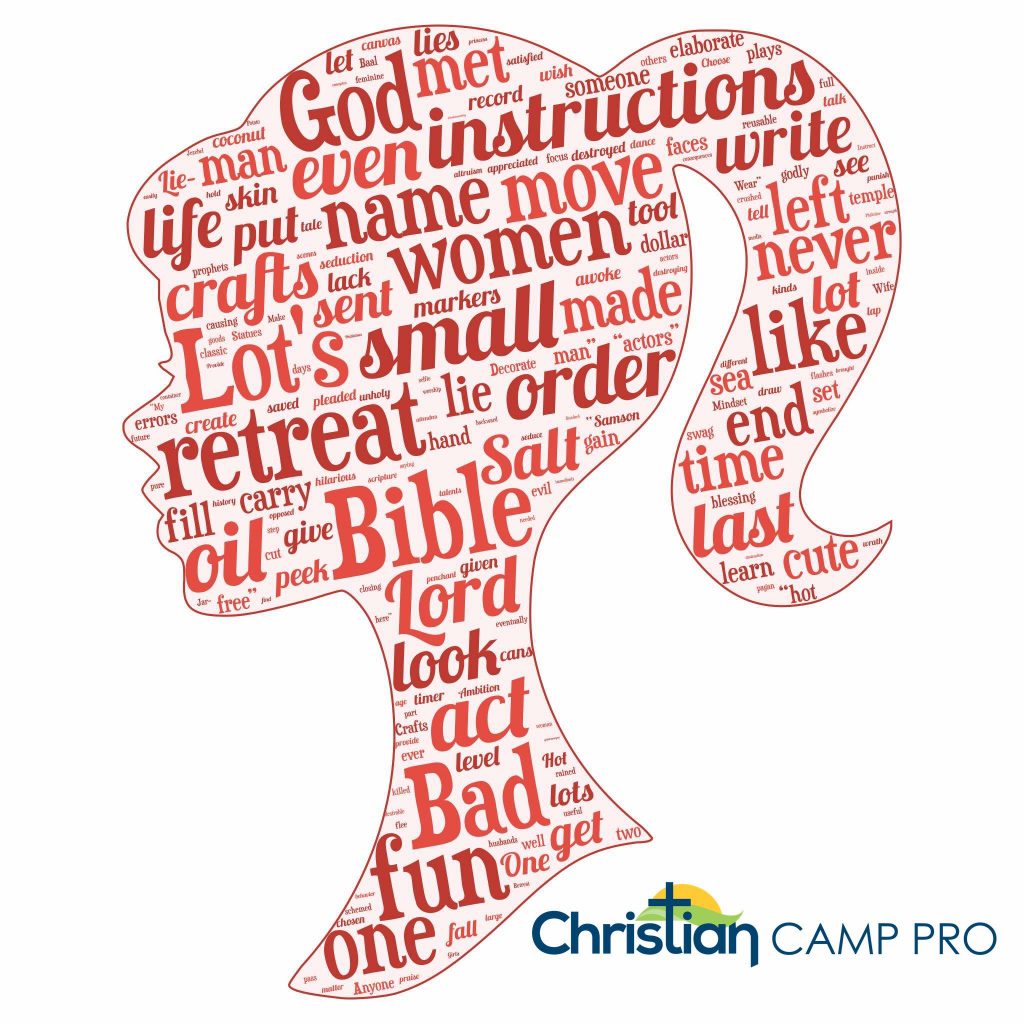 bad girls of the bible word cloud