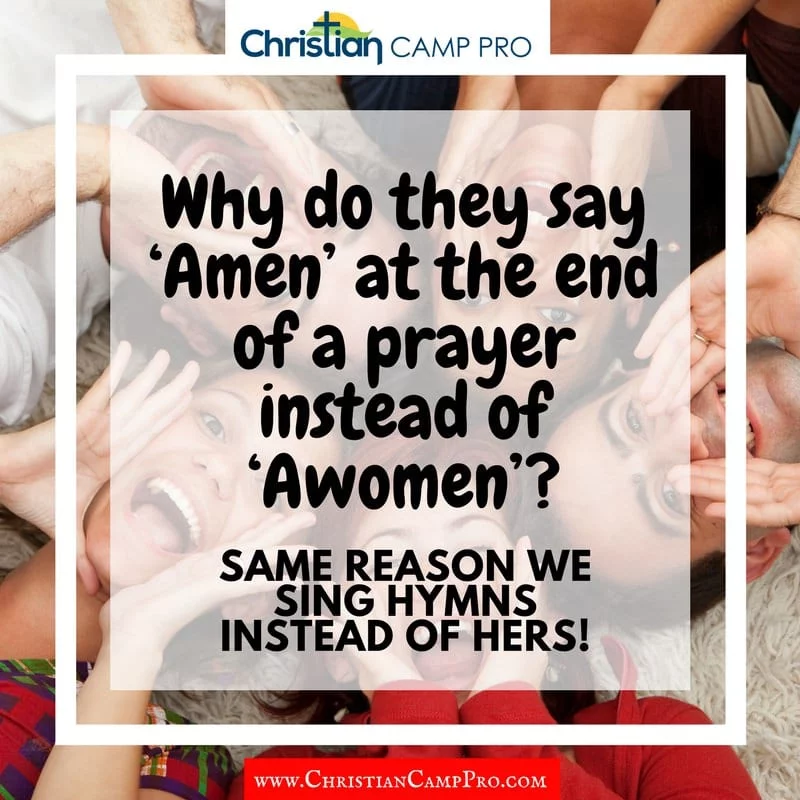 why amen and not awoman
