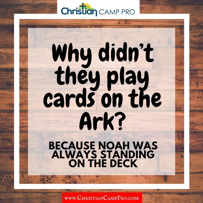 Funny Bible Jokes Clean   Why Didnt They Play Cards On The Ark .webp