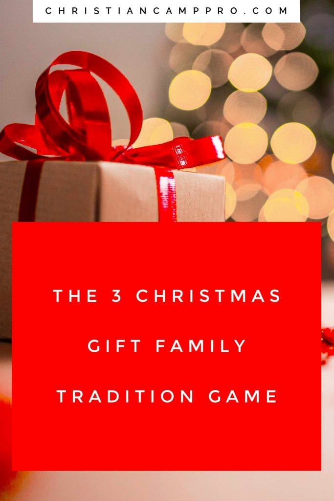 3 Christmas Gift Family Tradition Game