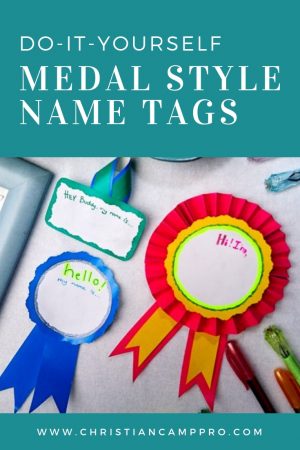 DIY Medal Style Name Tags