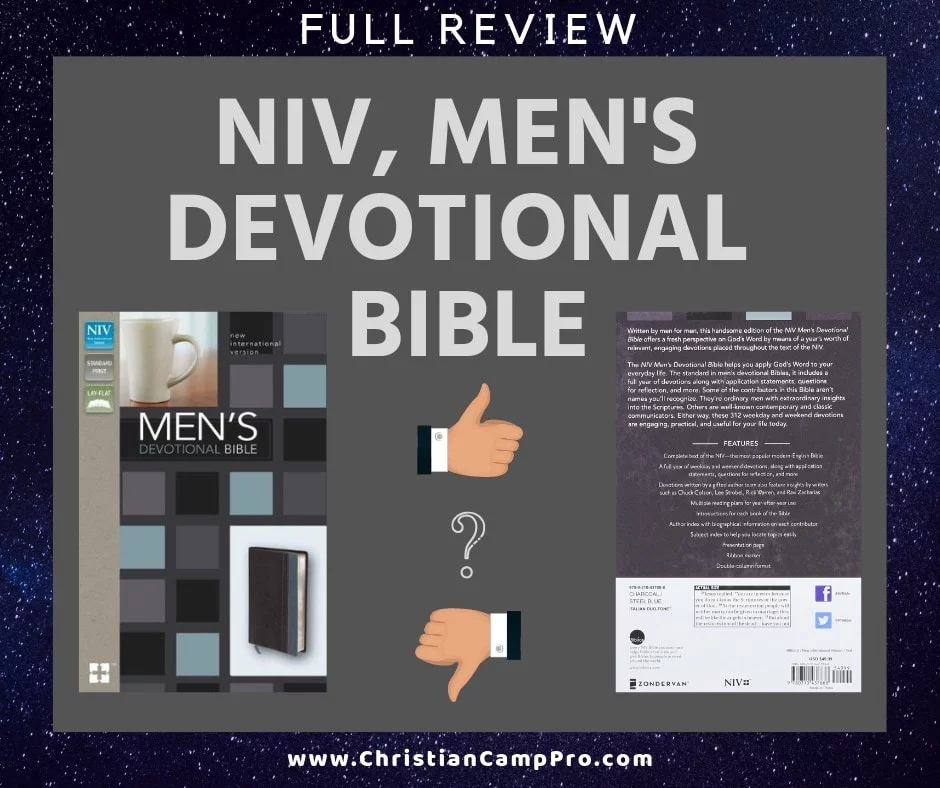 NIV Devotional Bible for Men