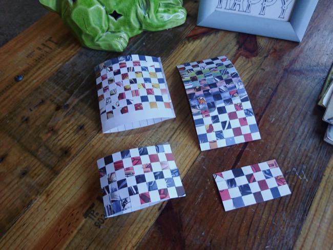 diy woven cards step 5