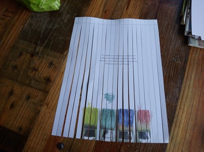 diy woven cards step 1b