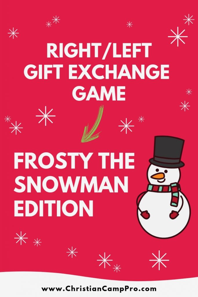 Frosty the Snowman Story – Right/Left Christmas Game