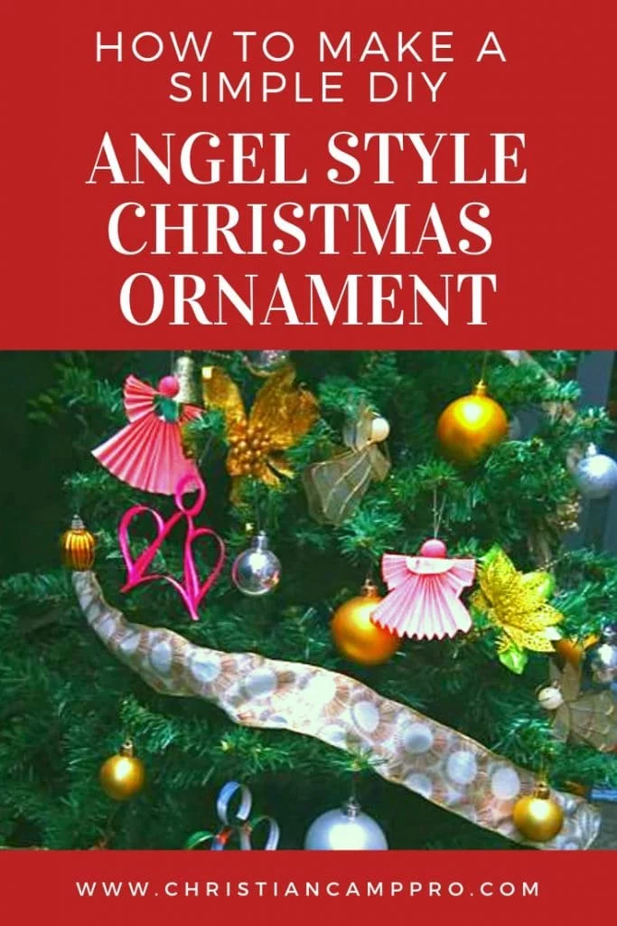 how to make angel christmas ornament