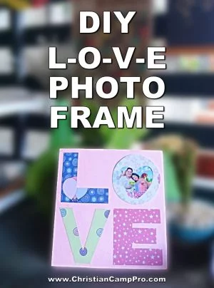 love photo frame craft