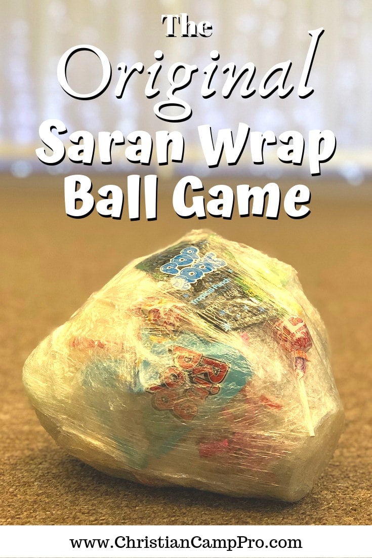 Large Saran Wrap Treasure Ball Game 