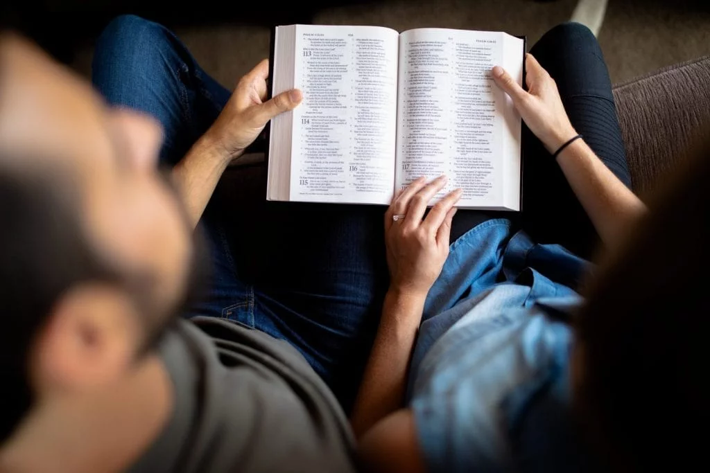 couple reading bible