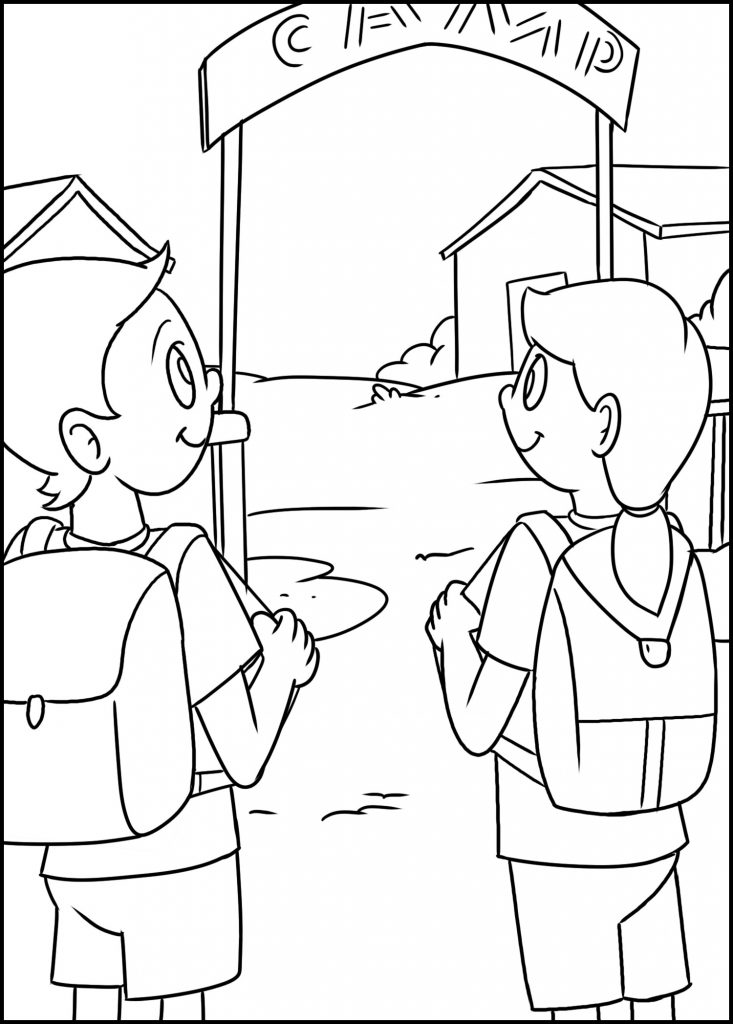 FREE Camp Coloring Book for Kids! - Christian Camp Pro